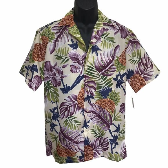 Vintage Seawind Hawaiian Shirt Hilo Hattie Tag Attached Aloha Sz S NWT - Picture 1 of 12
